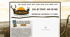 Desktop Screenshot of mooreranchhunts.com