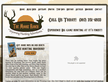 Tablet Screenshot of mooreranchhunts.com